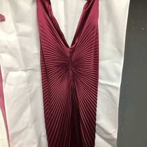 Carmen Marc Valvo Halter Backless Evening Gown